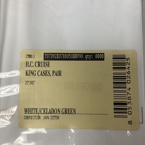 Frette H. C. Cruise King Cases, Pair - Picture 5 of 8